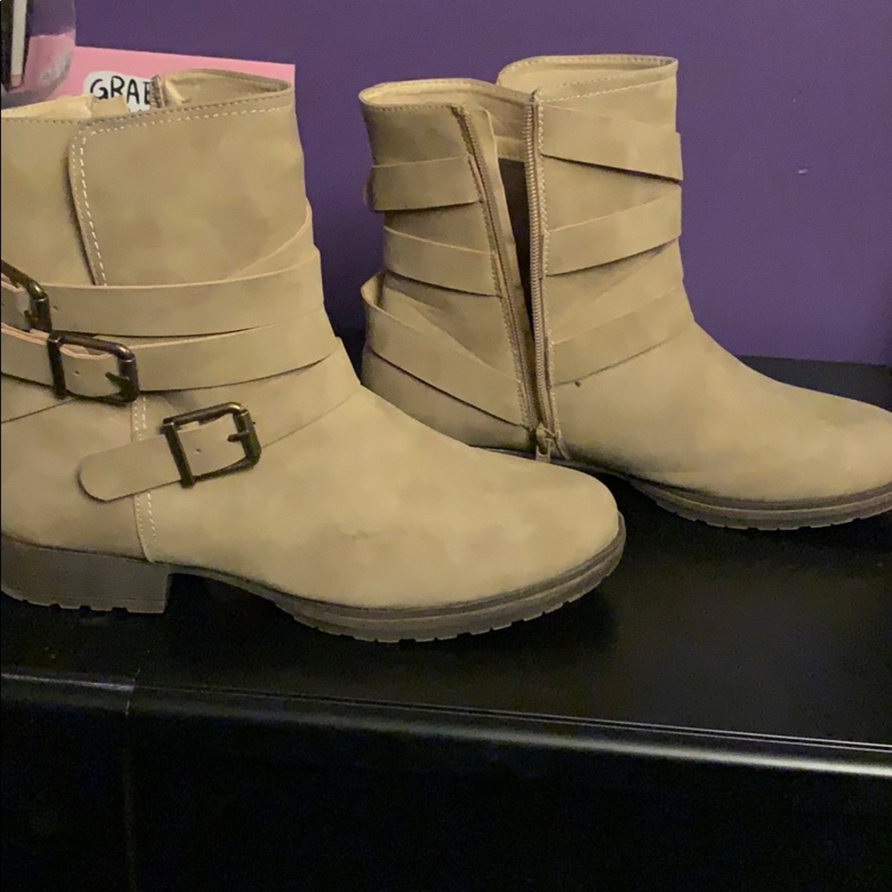 Taupe Ankle boots